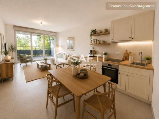 Appartement à vendre 215 000 € 2 pièces 1 chambre 42 m² RDC/1 Avenue de Marseille-Liourat Vitrolles 13127