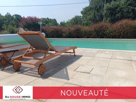 Maison de plain-pied à vendre 324 500 € 5 pièces 4 chambres 170 m² 2 500 m² de terrain Agen 47000