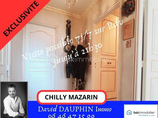 Appartement à vendre 225 500 € 5 pièces 4 chambres 92 m² Étage 4/8 Domaine du Chateau Chilly-Mazarin 91380