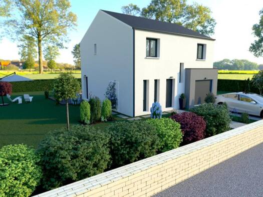 Terrain avec maison neuve à vendre 312 000 € 5 pièces 3 chambres 95 m² 440 m² de terrain Argancy 57640
