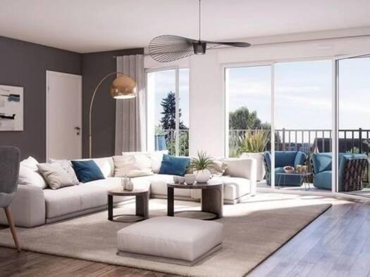 Appartement à vendre - neuf 175 000 € 2 pièces 1 chambre 41 m² 1er étage Zone Rte de Clermont-avenue de la Gare Cournon-d'Auvergne 63800