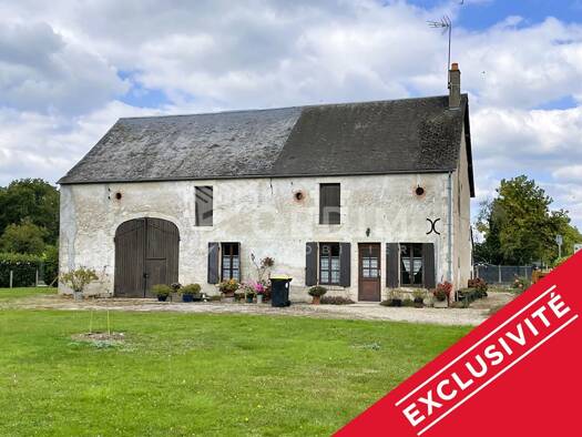 Maison de plain-pied à vendre 97 000 € 3 pièces 1 chambre 81 m² 1 165 m² de terrain Belleville sur Loire 18240