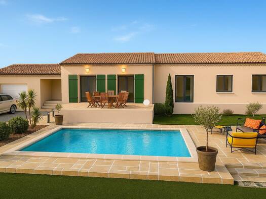 Terrain avec maison neuve à vendre 289 500 € 5 pièces 3 chambres 100 m² 650 m² de terrain Camaret-sur-Aigues 84850