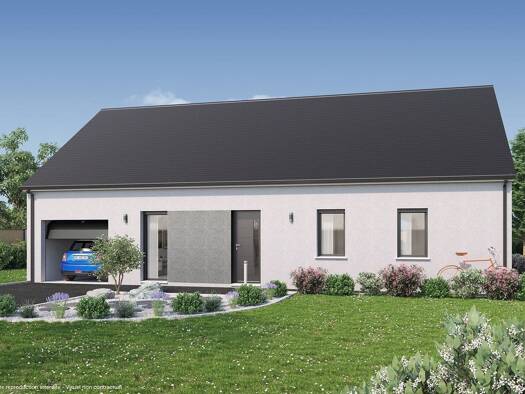 Terrain avec maison neuve à vendre 215 898 € 5 pièces 4 chambres 104 m² 2 172 m² de terrain Bleigny-le-Carreau 89230