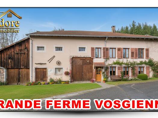 Maison à vendre 109 000 € 6 pièces 3 chambres 140 m² 695 m² de terrain Grandrupt 88210