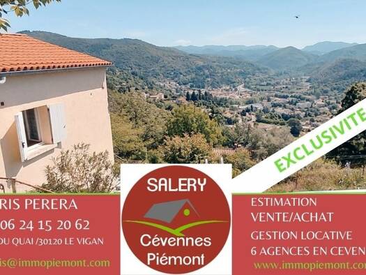 Maison à vendre 219 000 € 4 pièces 4 chambres 90 m² 2 000 m² de terrain Aveze 30120