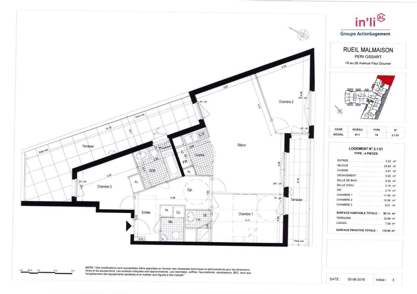 Maison à louer, 80m², RUEIL MALMAISON