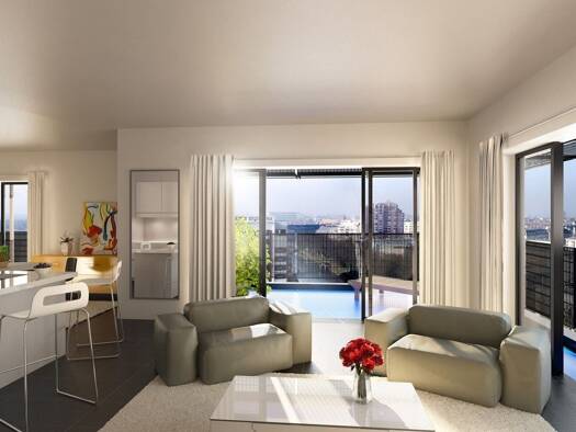 Appartement à vendre - neuf 325 900 € 3 pièces 2 chambres 57 m² Étage 5/5 Gabriel Péri-Estienne d'Orves Colombes 92700