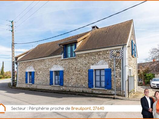 Maison à vendre 215 000 € 5 pièces 3 chambres 108 m² 1 185 m² de terrain Breuilpont 27640