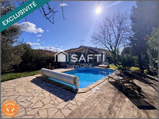 Maison de plain-pied à vendre 455 000 € 4 pièces 3 chambres 120 m² 537 m² de terrain Notre Dame Septèmes-les-Vallons 13240