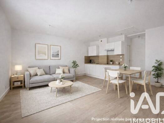 Appartement à vendre 159 000 € 2 pièces 1 chambre 49 m² Étage 1/1 Centre Décines-Charpieu 69150