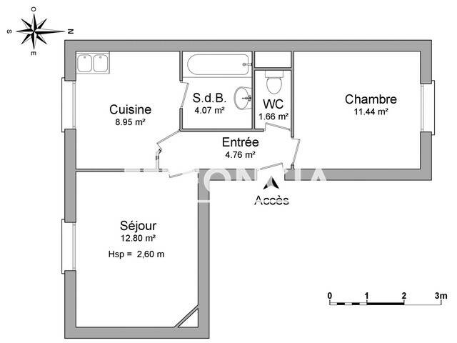 Maison à louer, 44m², NANCY