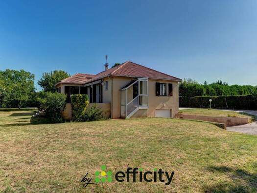 Maison de plain-pied à vendre 409 000 € 5 pièces 4 chambres 119 m² 1 847 m² de terrain Les Marendiers-La Fouillouse Saint-Priest 69800
