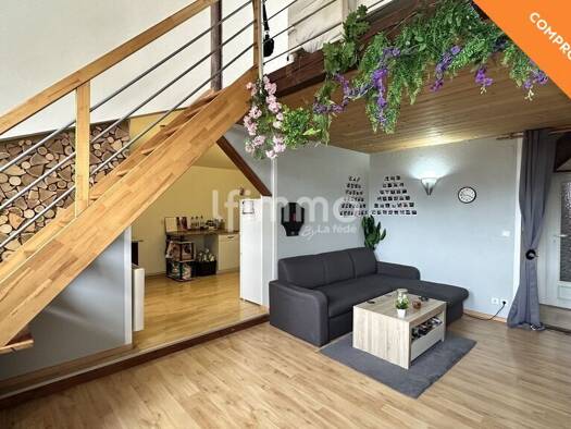 Loft à vendre 122 000 € 2 pièces 1 chambre 50 m² Bartenheim 68870