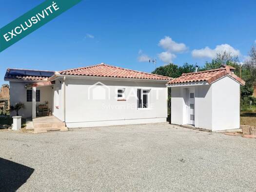 Maison à vendre 179 500 € 3 pièces 2 chambres 80 m² 673 m² de terrain Courbieu-Benis-Saint Martin Castelsarrasin 82100