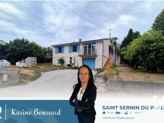 Maison à vendre 169 900 € 4 pièces 2 chambres 82 m² 923 m² de terrain Saint-Sernin-du-Bois 71200