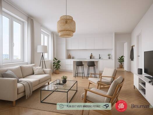 Appartement à vendre - neuf 287 625 € 4 pièces 3 chambres 74 m² 4ème étage Collegiale Mantes-la-Jolie 78200