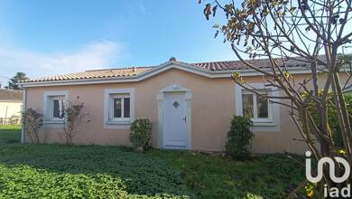 Maison de plain-pied à vendre 187 800 € 4 pièces 3 chambres 92 m² 755 m² de terrain Plassac 33390