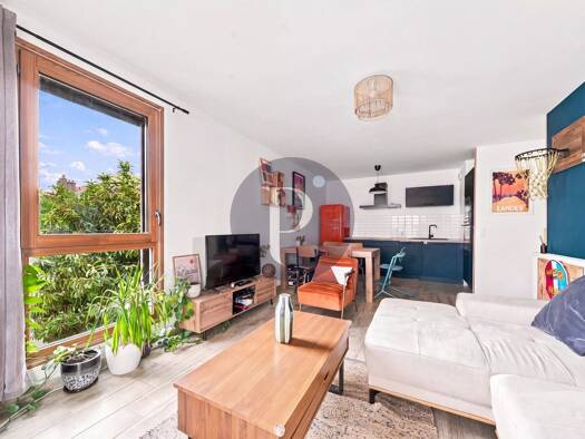 Appartement à vendre 369 000 € 3 pièces 2 chambres 58,65 m² Étage 1/5 Guipons Villejuif 94800
