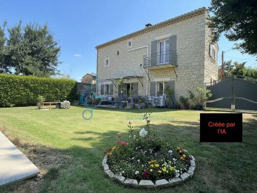 Maison à vendre 289 000 € 5 pièces 3 chambres 105 m² 555 m² de terrain Moussac 30190