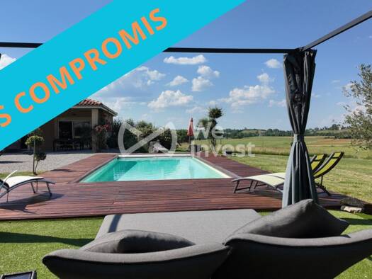 Villa à vendre 399 000 € 6 pièces 4 chambres 180 m² 5 200 m² de terrain Parisot 82160