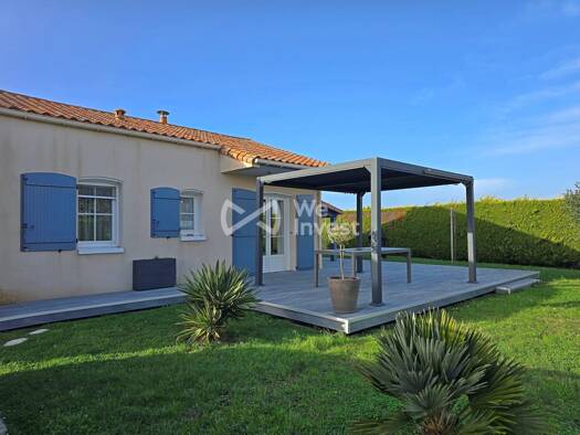 Maison de plain-pied à vendre 365 000 € 4 pièces 3 chambres 82,3 m² 1 000 m² de terrain Talmont-Saint-Hilaire 85440