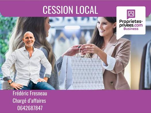 Local commercial avec bail commercial 2 000 € 90 m² de surface de vente Zone Industrielle du Prat Vannes 56000