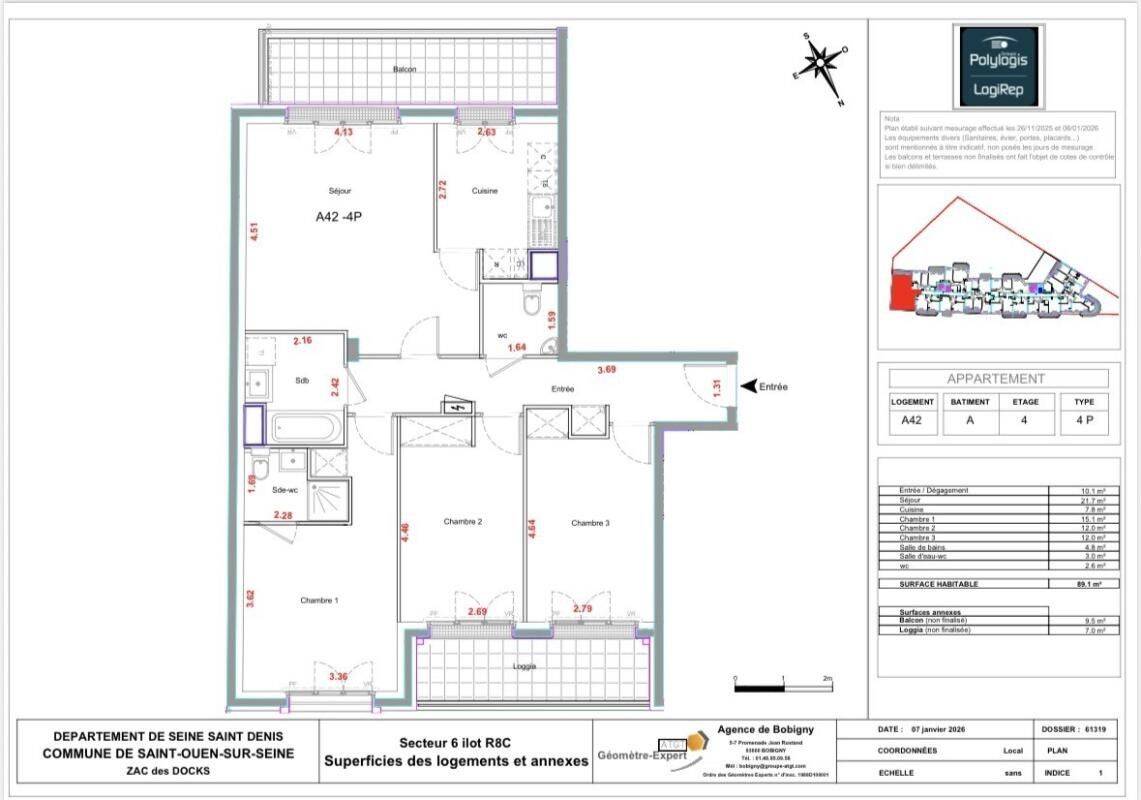 Maison à louer, 128m², SAINT OUEN