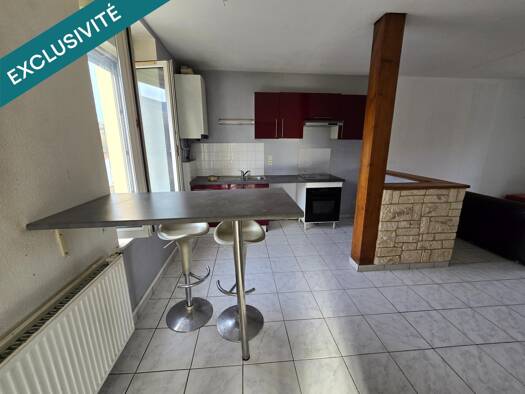Duplex à vendre 68 000 € 3 pièces 2 chambres 61 m² Étage 2/2 L'Horme 42152