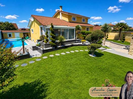 Villa à vendre 520 000 € 6 pièces 3 chambres 166 m² Loyettes 01360