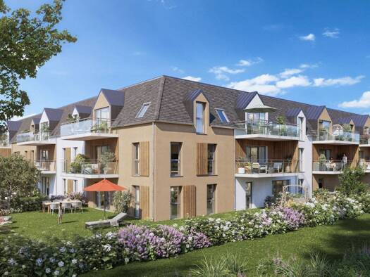 Appartement à vendre - neuf 281 000 € 3 pièces 2 chambres 61,8 m² 2ème étage Agon-Coutainville 50230