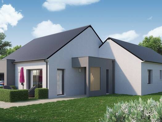 Terrain avec maison neuve à vendre 249 746 € 4 pièces 3 chambres 104 m² 467 m² de terrain Tiercé 49125