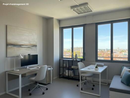 Espace bureau à vendre 243 000 € 97 m² de bureaux Saint-Aubin - Dupuy Toulouse 31000