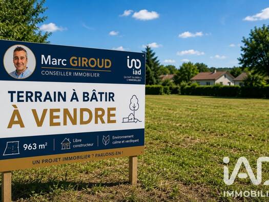 Terrain constructible à vendre 139 000 € 963 m² de terrain Lespinasse 31150