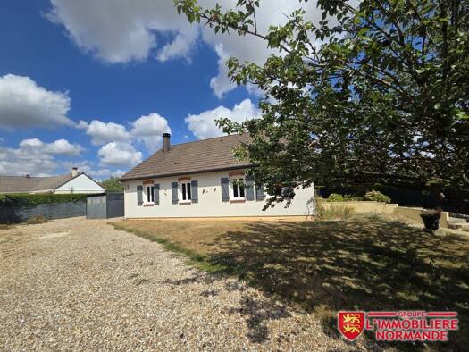 Maison de plain-pied à vendre 234 000 € 4 pièces 3 chambres 96 m² 1 368 m² de terrain Ailly 27600