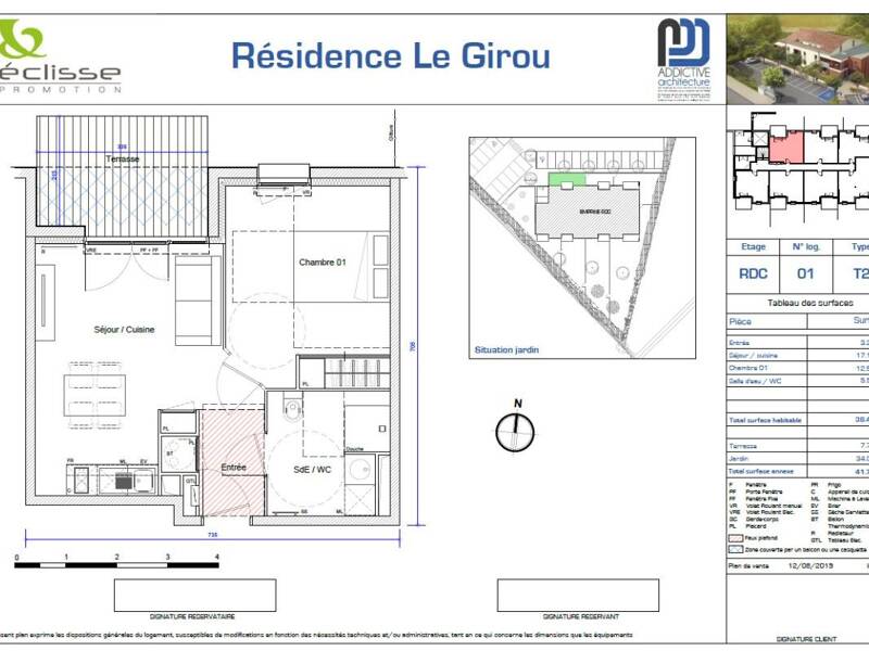 Maison à louer, 38m², LABASTIDE SAINT SERNIN