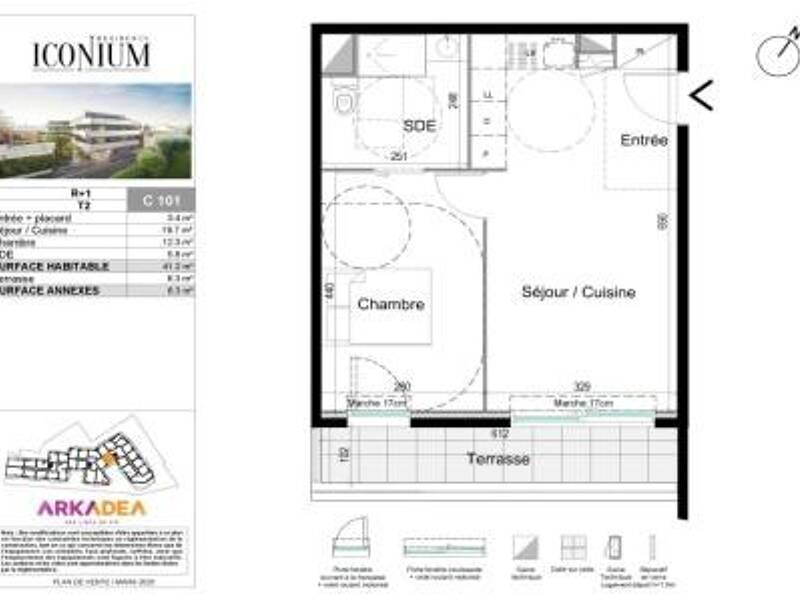 Maison à louer, 41m², NIMES