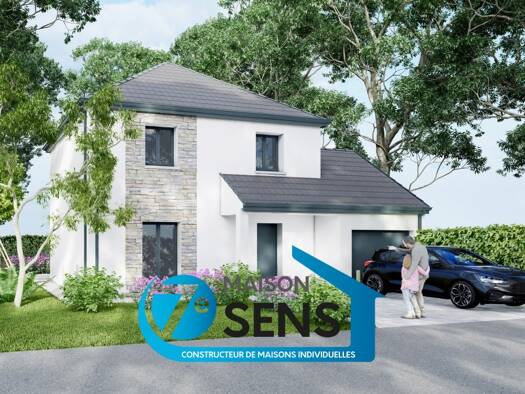 Terrain avec maison neuve à vendre 259 036 € 4 pièces 3 chambres 85 m² 510 m² de terrain Longnes 78980
