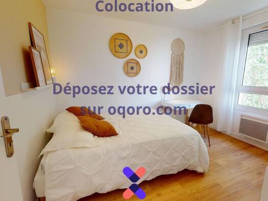 Colocation à louer 500 € 6 pièces 5 chambres 78 m² 4ème étage Girondins Lyon 7ème arrondissement 69007