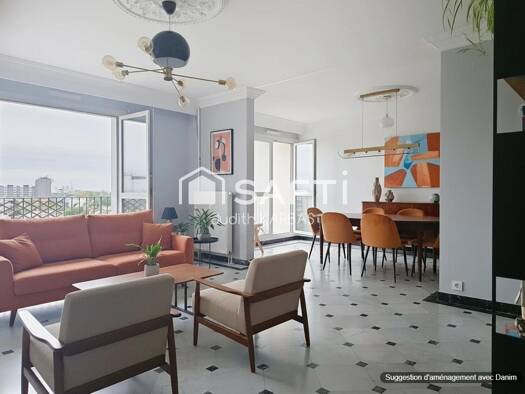 Appartement à vendre 314 900 € 4 pièces 3 chambres 115 m² Étage 8/9 La Saussaie Beauclair Rosny-sous-Bois 93110