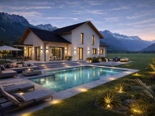 Terrain avec maison neuve à vendre 699 000 € 7 pièces 4 chambres 155 m² 1 500 m² de terrain Montagnole 73000