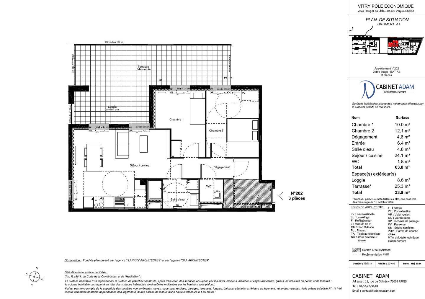 Maison à louer, 64m², VITRY SUR SEINE