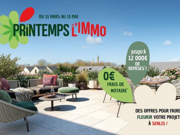 Appartement à vendre - neuf 154 000 € 1 pièce 28,7 m² 1er étage dès le 01/07/2027 Bon Secours Senlis 60300