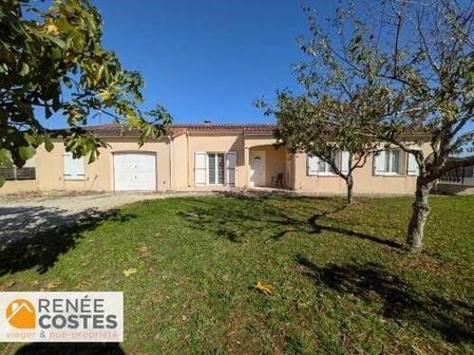 Maison en viager occupé Bouquet 39 955 € 5 pièces 3 chambres 121 m² 822 m² de terrain Ruffec 16700