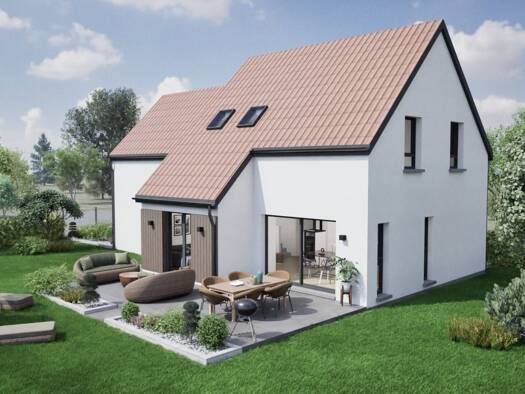 Terrain avec maison neuve à vendre 592 780 € 7 pièces 4 chambres 133 m² 700 m² de terrain Molsheim 67120