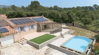 Maison de plain-pied à vendre 419 000 € 4 pièces 3 chambres 119 m² 1 081 m² de terrain Gareoult 83136