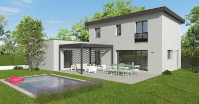 Terrain avec maison neuve à vendre 635 000 € Azieu Genas 69740