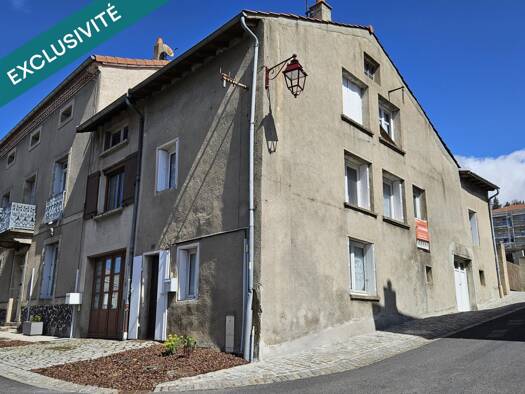 Maison à vendre 44 000 € 5 pièces 2 chambres 60 m² 61 m² de terrain Le Monastier-sur-Gazeille 43150