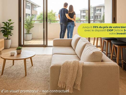 Appartement à vendre - neuf 377 000 € 3 pièces 2 chambres 60 m² dès le 30/06/2027 Saint-Paul 97460