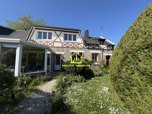 Maison à vendre 179 000 € 4 pièces 3 chambres 117 m² 400 m² de terrain Le Tilleul 76790